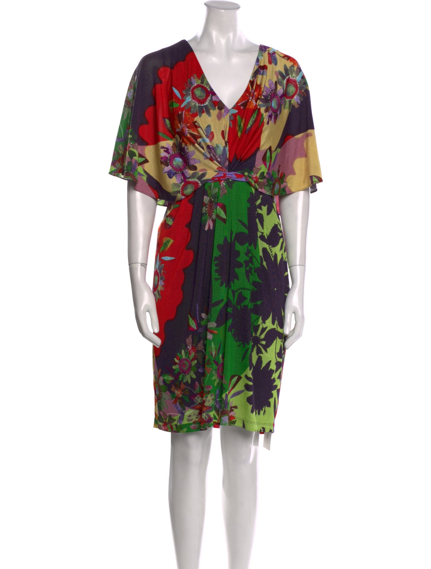 Ranna Gill Printed Knee-Length Dress