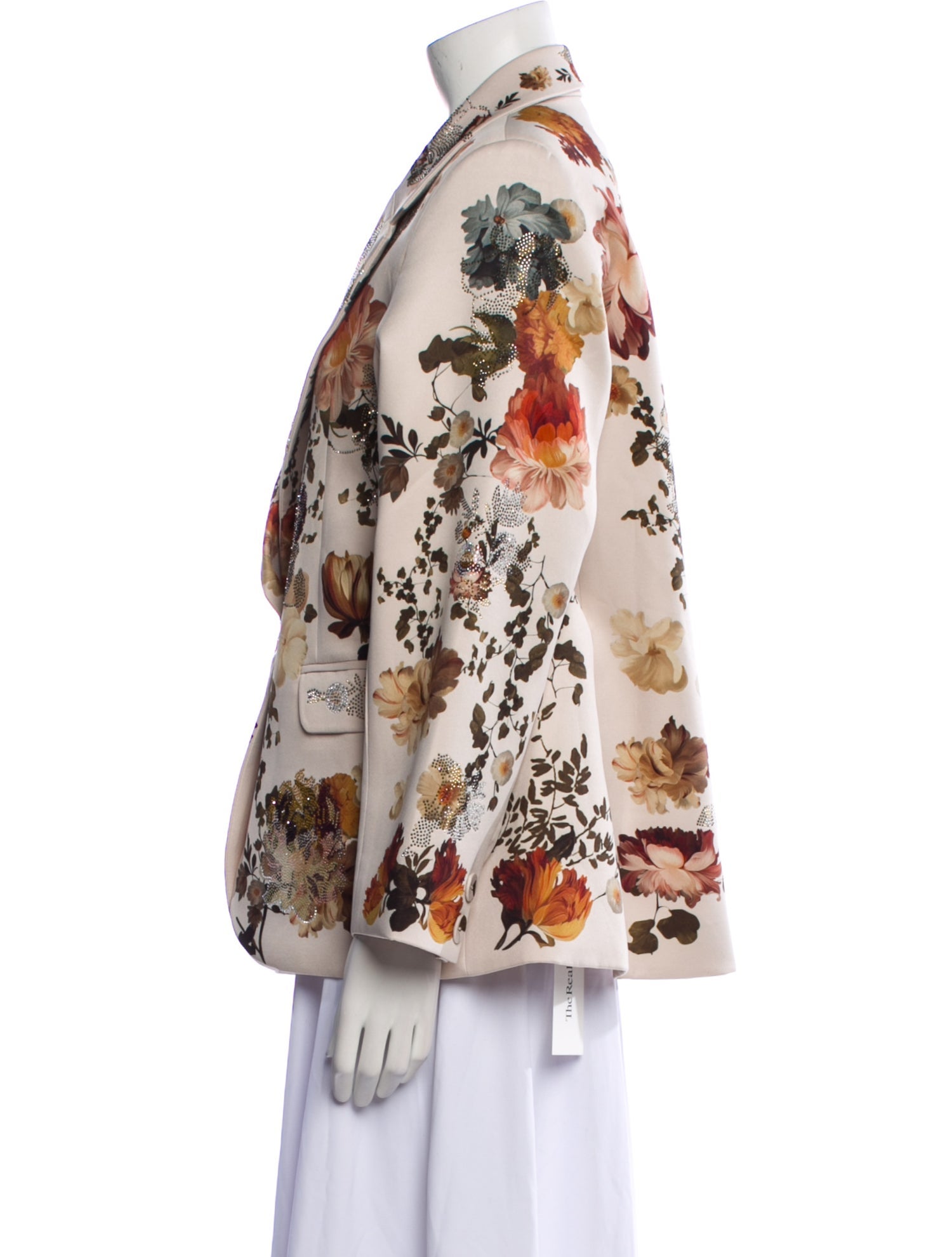 Ranna Gill Floral Print Blazer w/ Tags