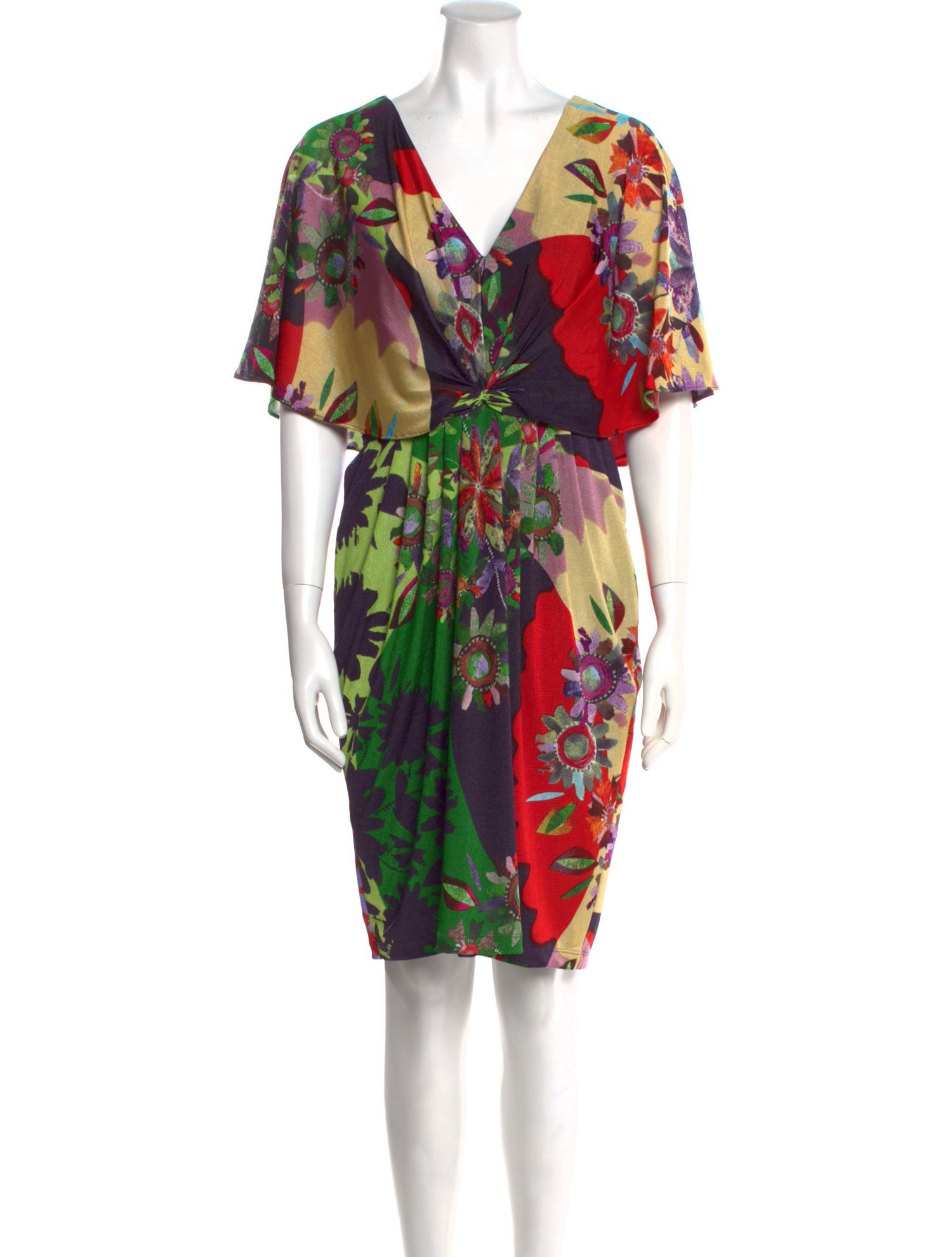 Ranna Gill Floral Print Mini Dress