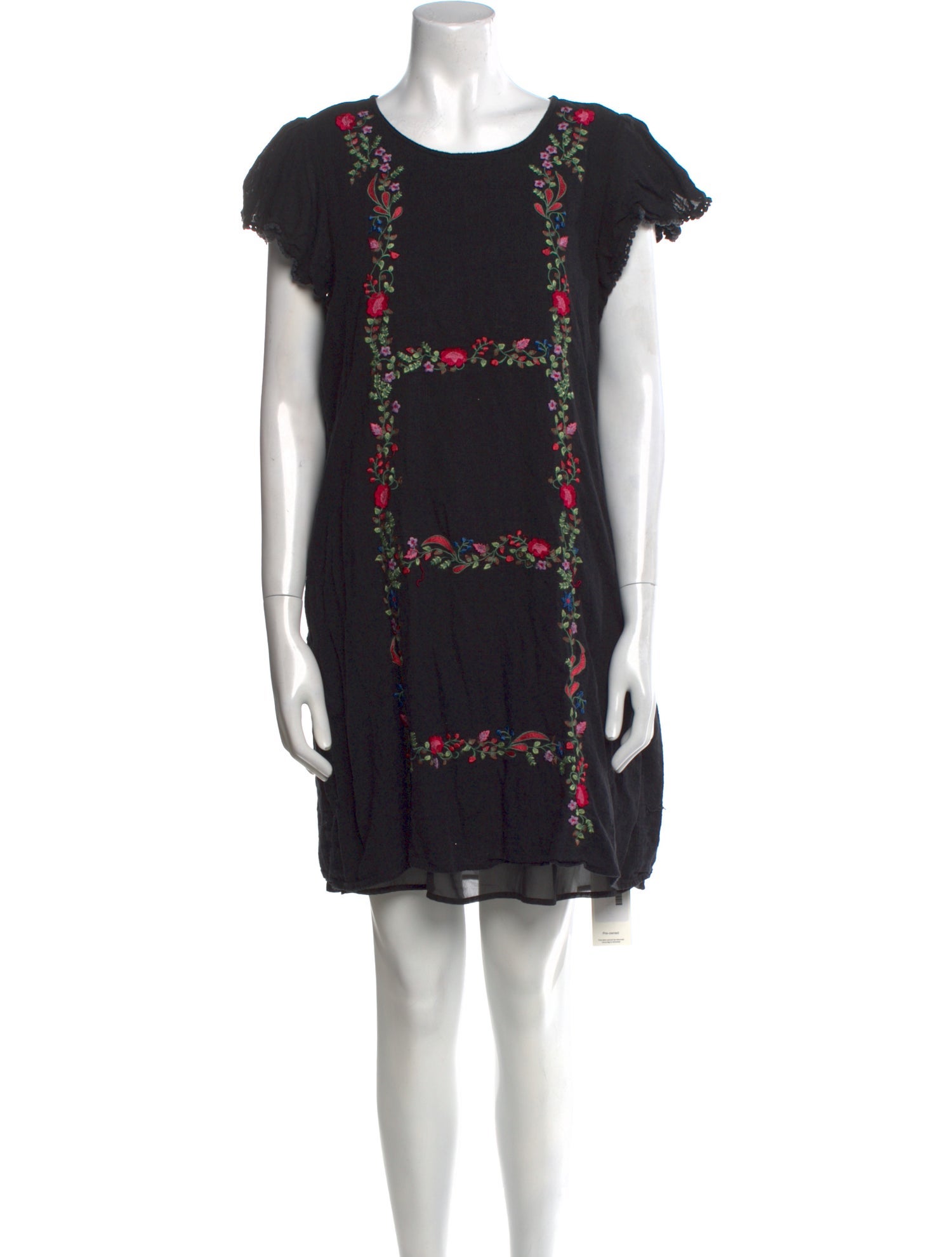 Ranna Gill Floral Print Mini Dress