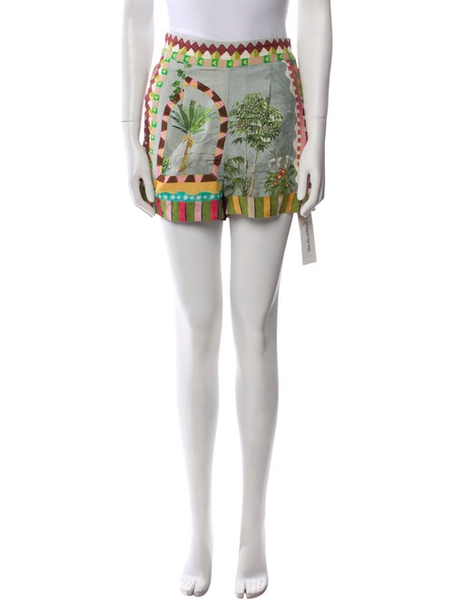 Ranna Gill Printed Mini Shorts