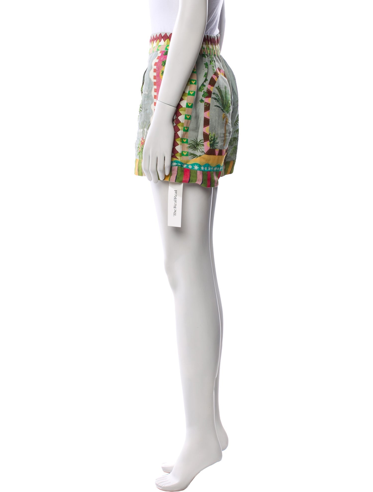 Ranna Gill Printed Mini Shorts