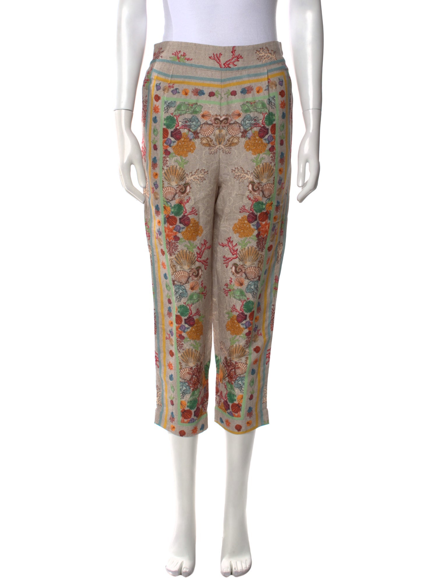 Ranna Gill Printed Skinny Leg Pants
