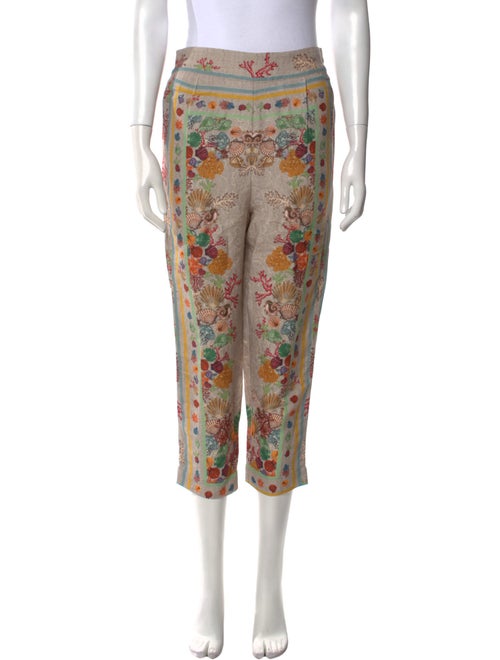 Ranna Gill Printed Skinny Leg Pants
