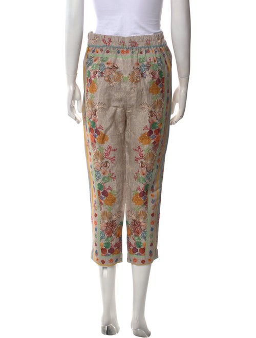 Ranna Gill Printed Skinny Leg Pants