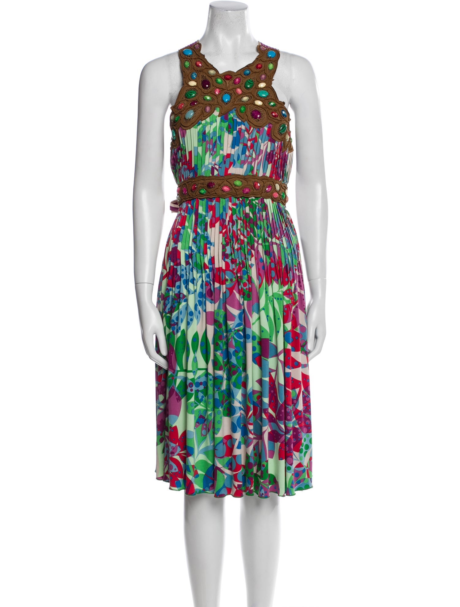 Ranna Gill Printed Midi Length Dress