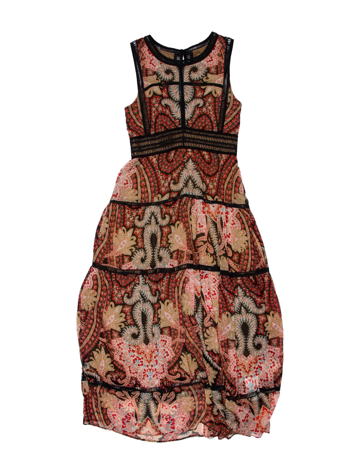 Ranna Gill Paisley Print Long Dress