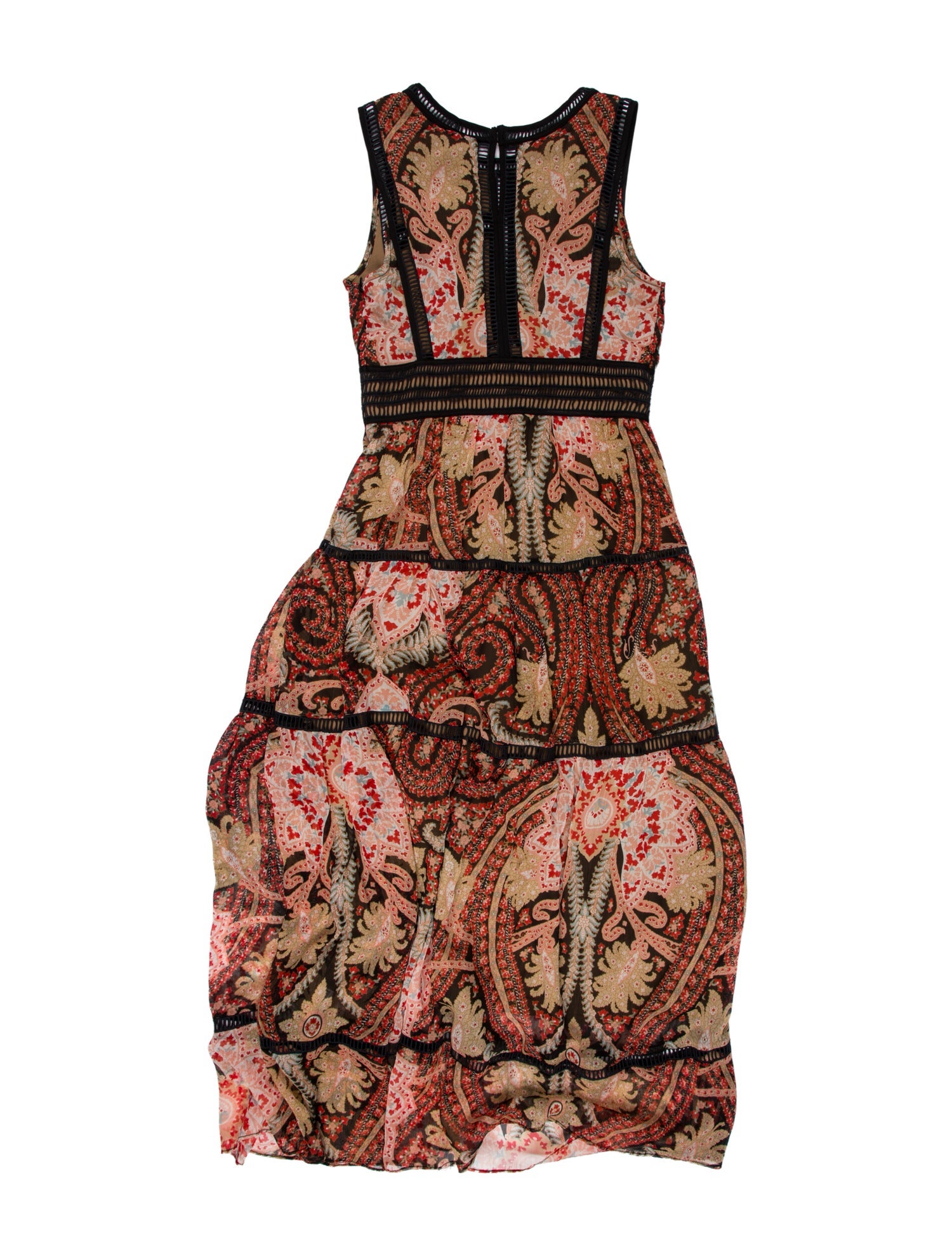 Ranna Gill Paisley Print Long Dress