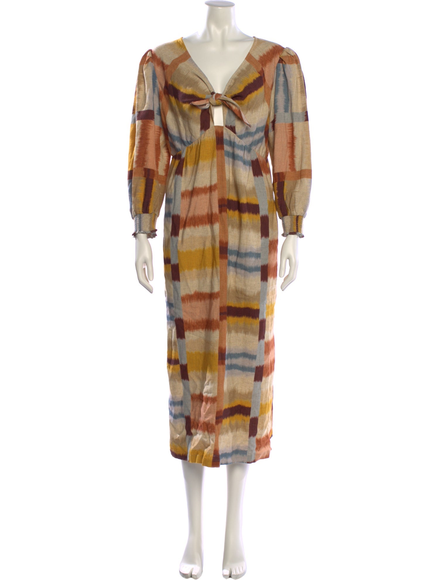 Ranna Gill Linen Midi Length Dress w/ Tags