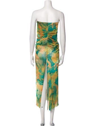 Ronny Kobo Printed Midi Length Dress