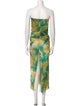 Ronny Kobo Printed Midi Length Dress