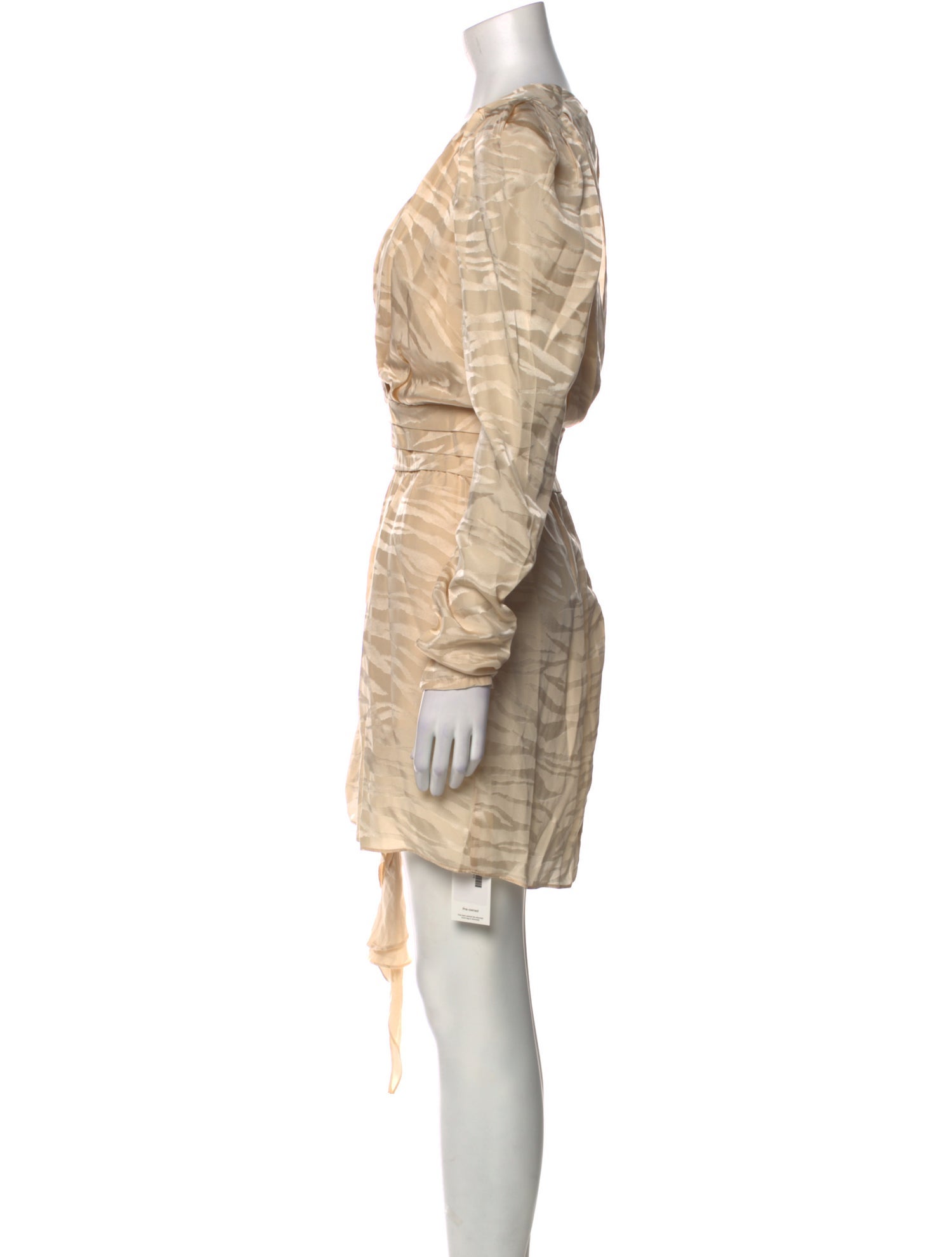 Ronny Kobo Silk Mini Dress