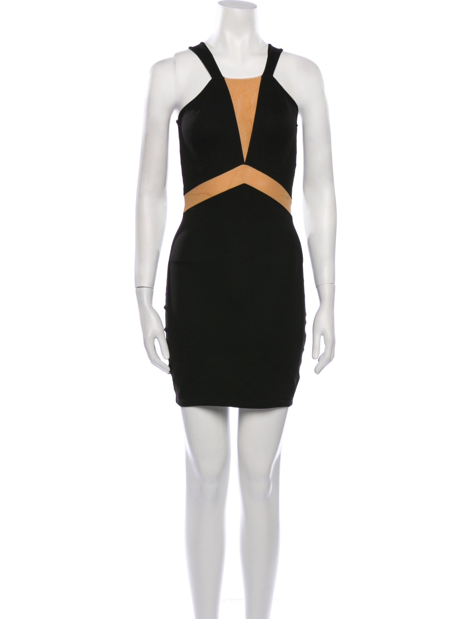 Ronny Kobo Square Neckline Mini Dress