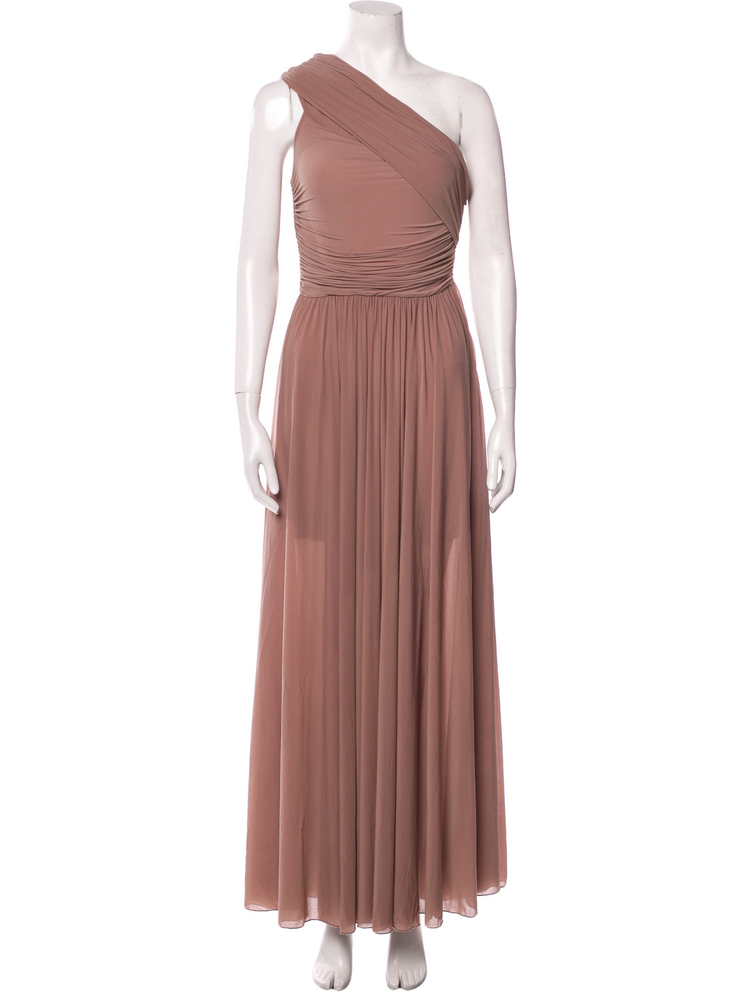 Ronny Kobo One-Shoulder Long Dress