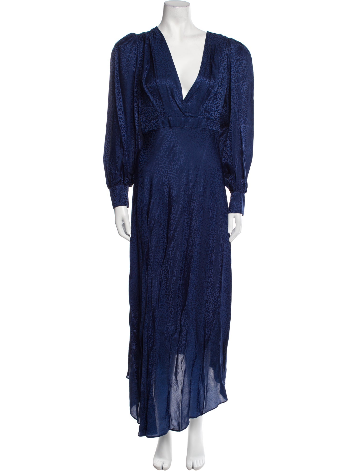 Ronny Kobo Animal Print Long Dress w/ Tags