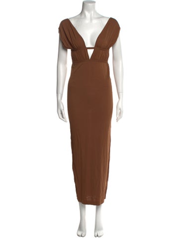 Ronny Kobo Dresses V-Neck Long Dress S