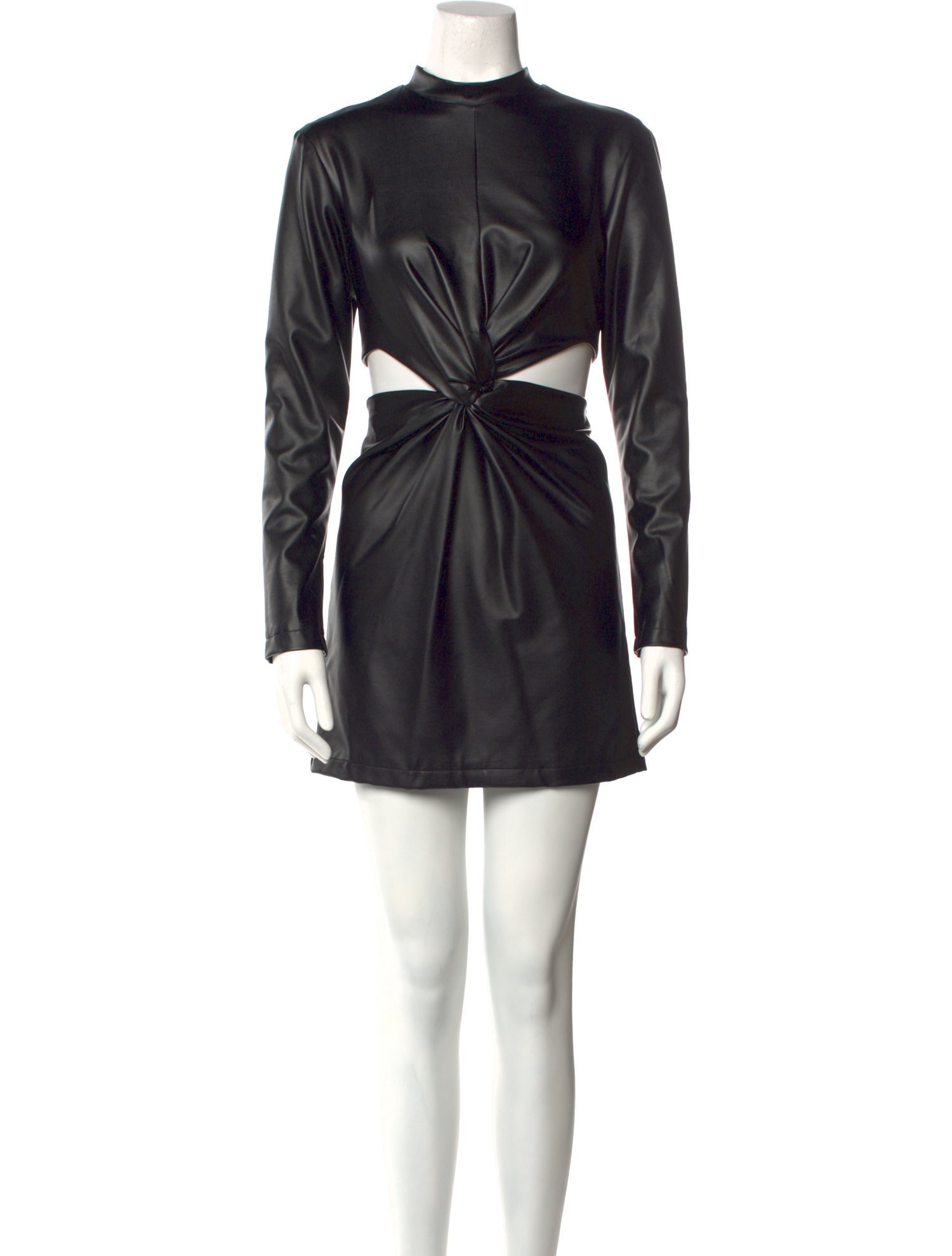 Ronny Kobo Mock Neck Mini Dress