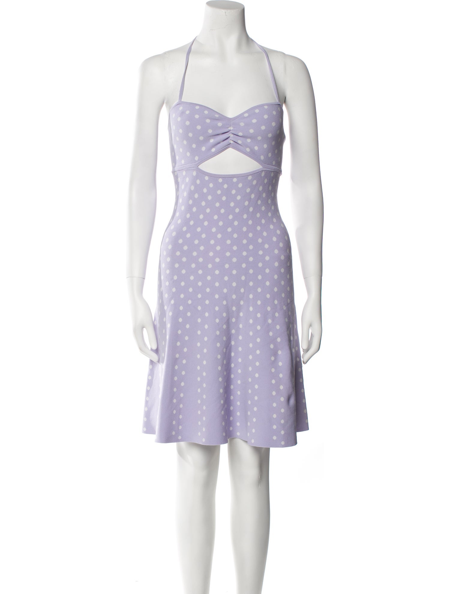 Ronny Kobo Polka Dot Print Mini Dress