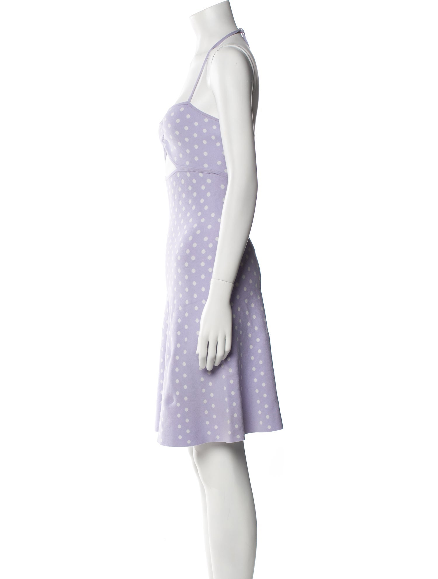 Ronny Kobo Polka Dot Print Mini Dress