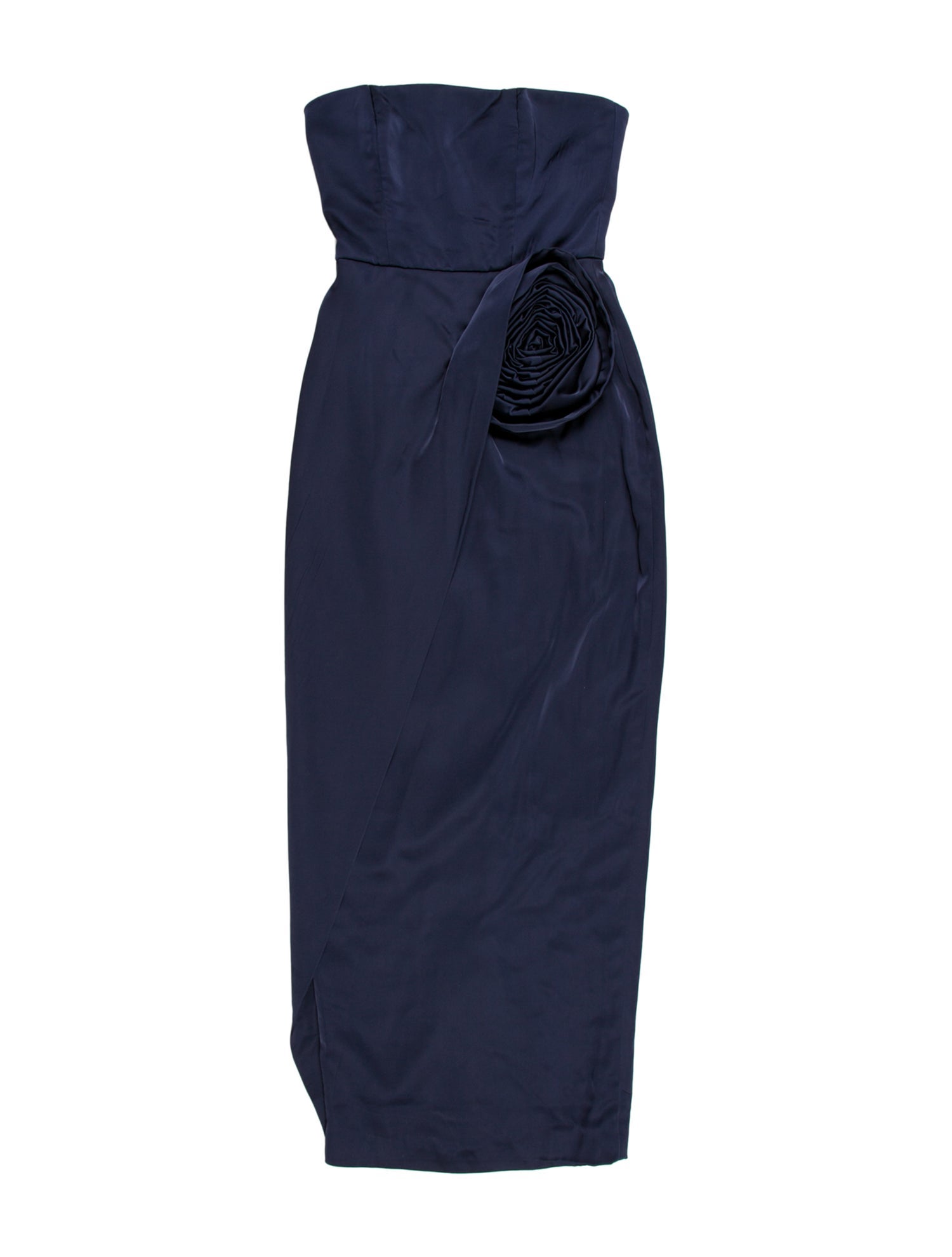 Ronny Kobo Strapless Midi Length Dress