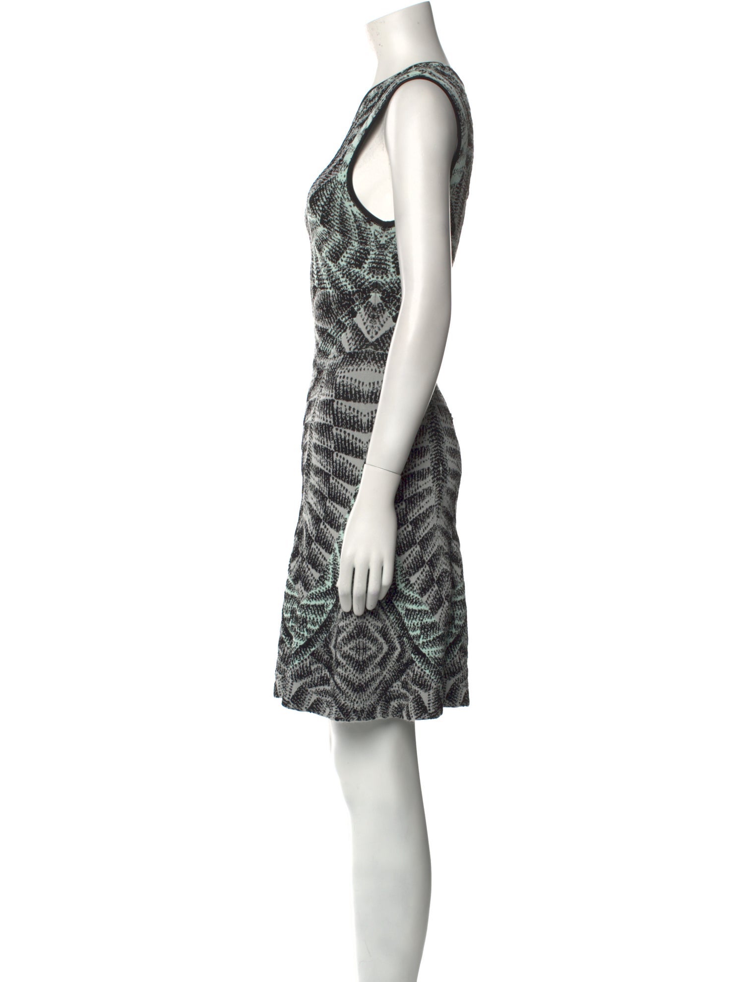 Ronny Kobo Printed Mini Dress