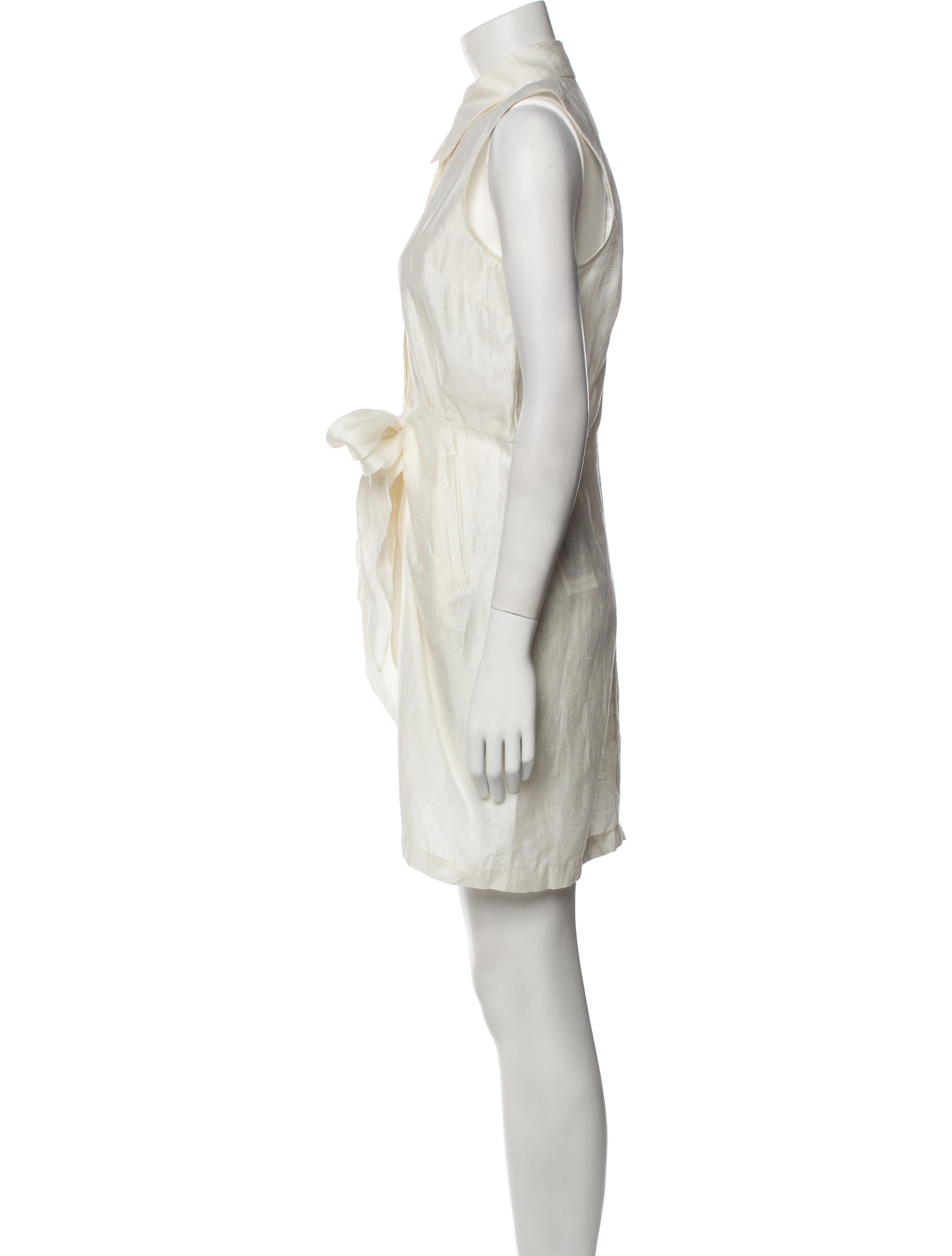 Ronny Kobo Linen Mini Dress