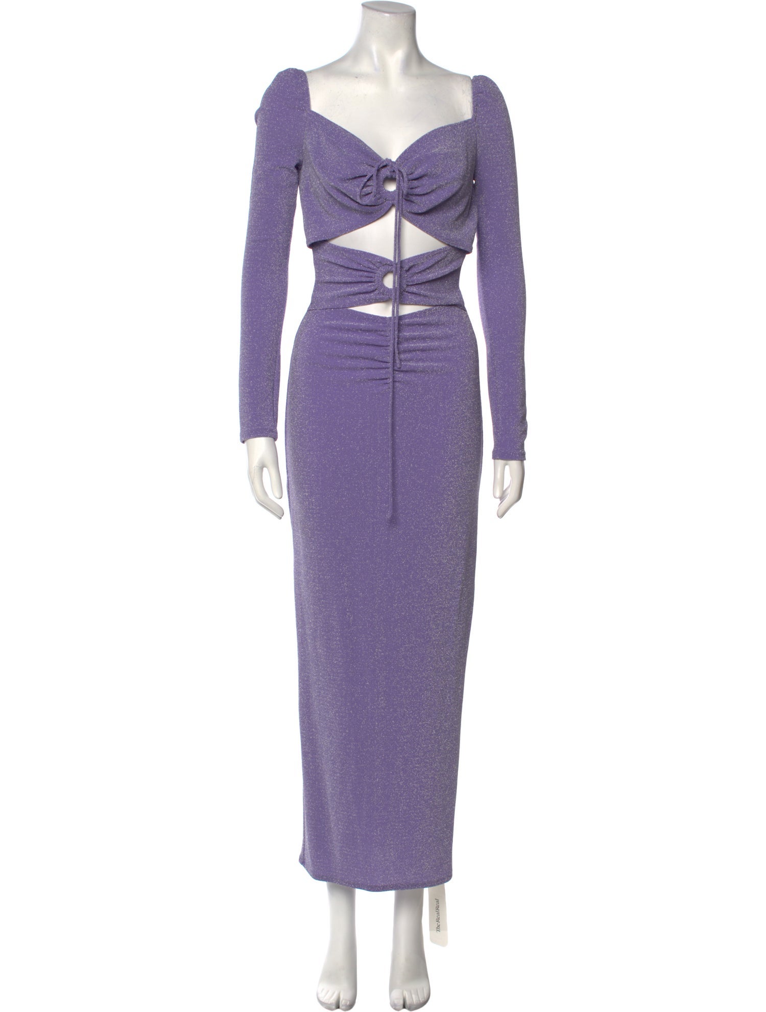 Ronny Kobo V-Neck Long Dress