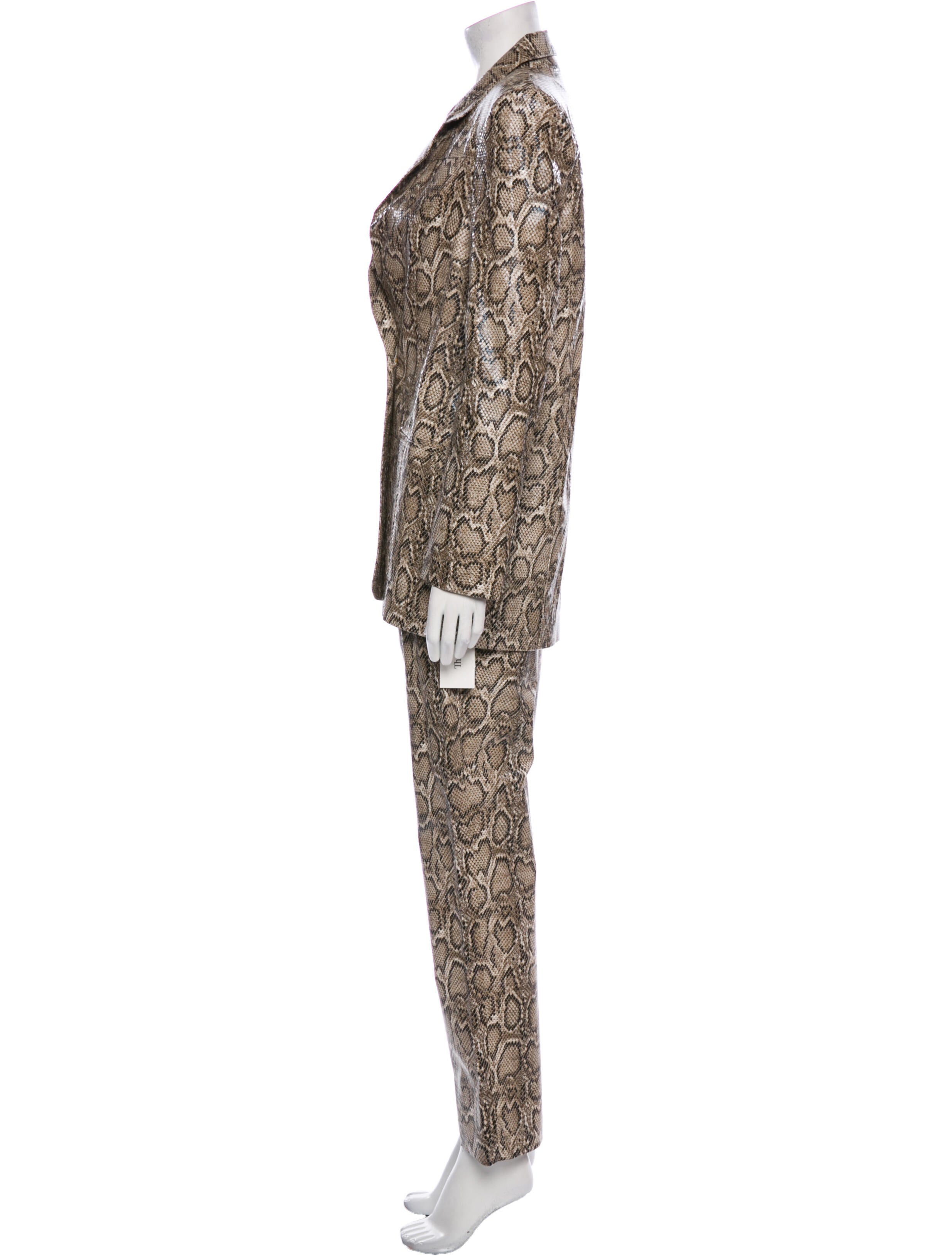 Ronny Kobo Animal Print Pantsuit