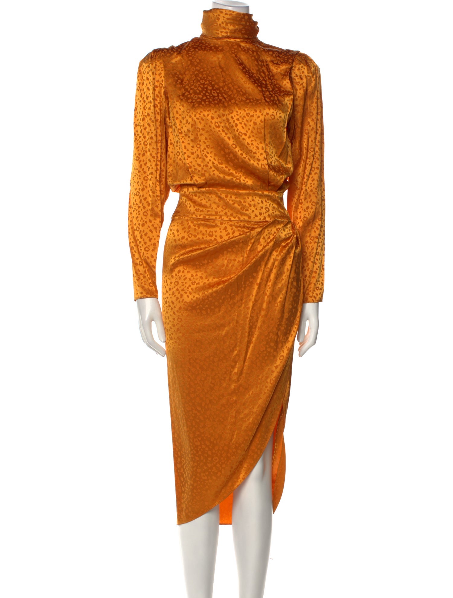 Ronny Kobo Silk Long Dress