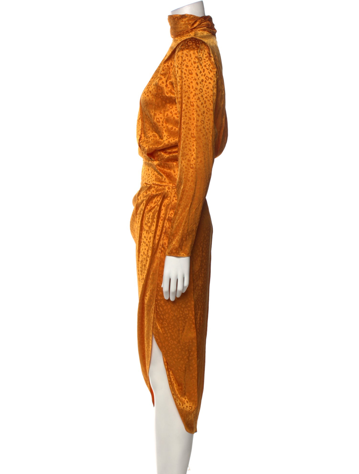 Ronny Kobo Silk Long Dress