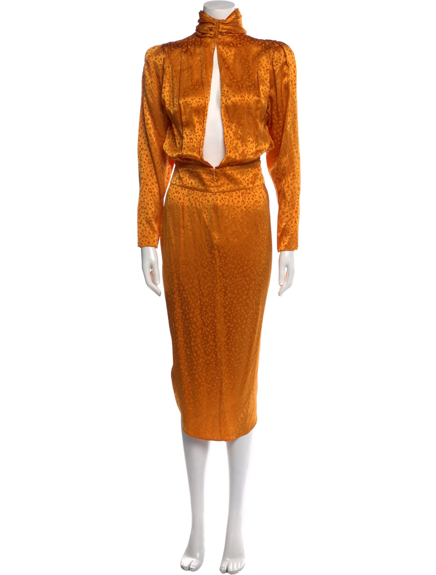 Ronny Kobo Silk Long Dress