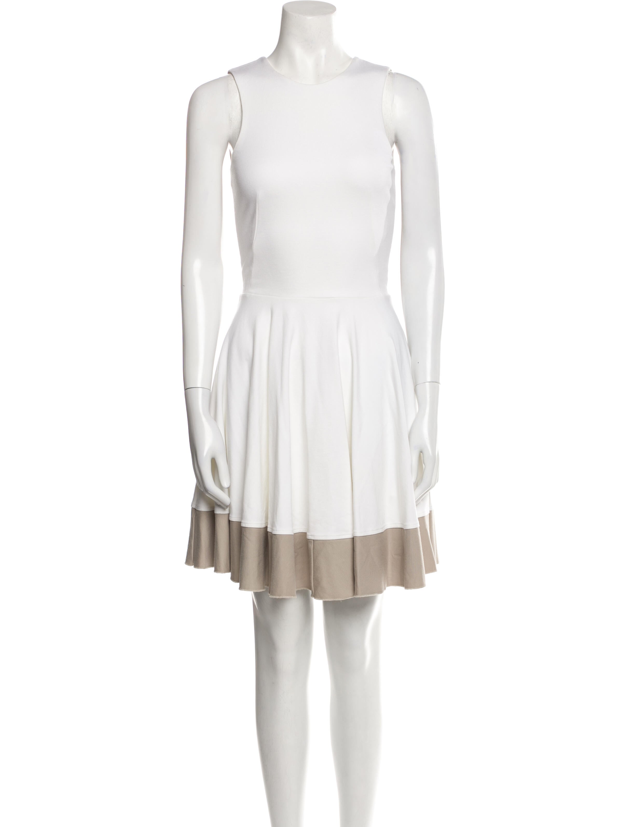 Ronny Kobo Scoop Neck Mini Dress