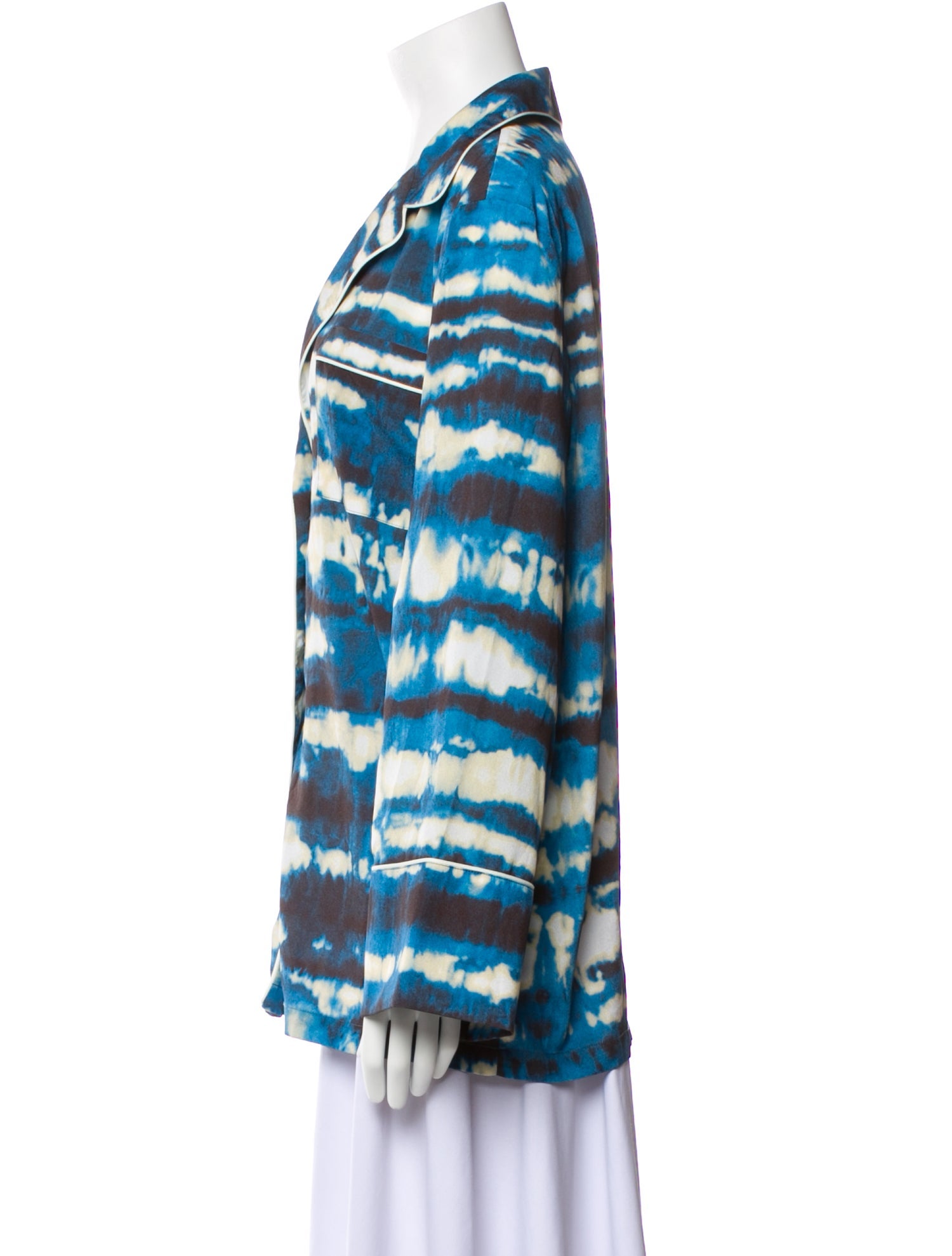 Ronny Kobo Tie-Dye Print Pajamas