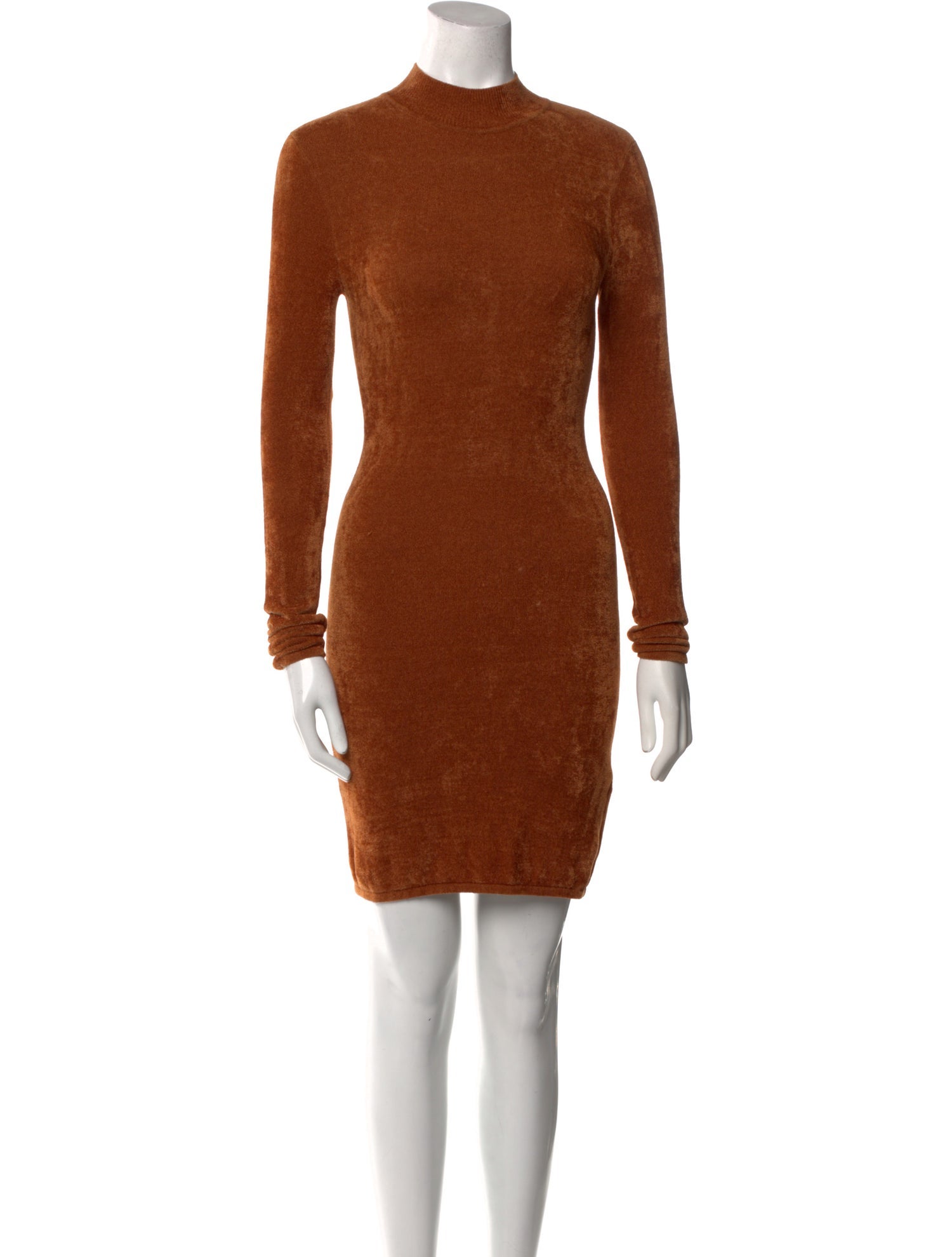 Ronny Kobo Mock Neck Mini Dress