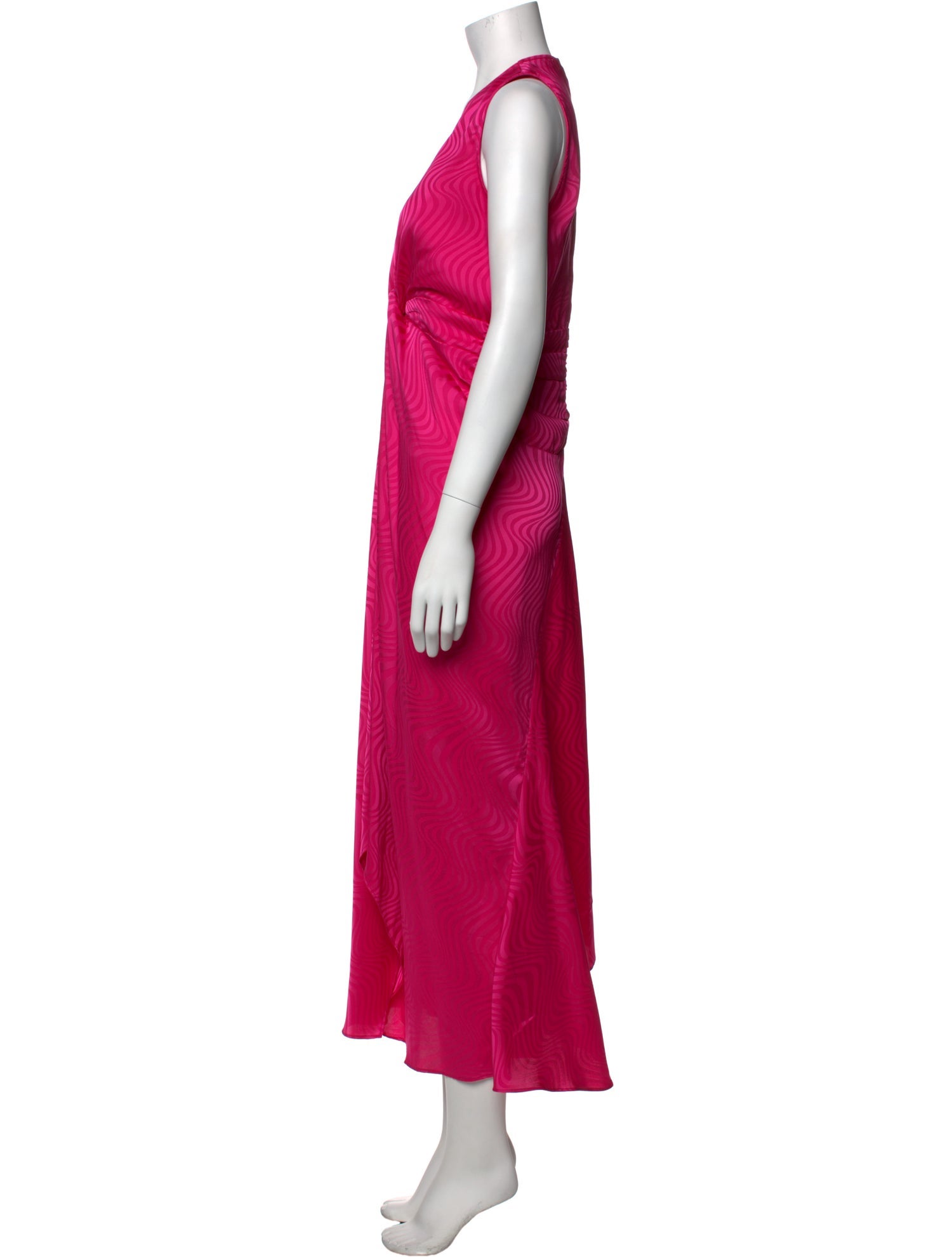Ronny Kobo V-Neck Long Dress