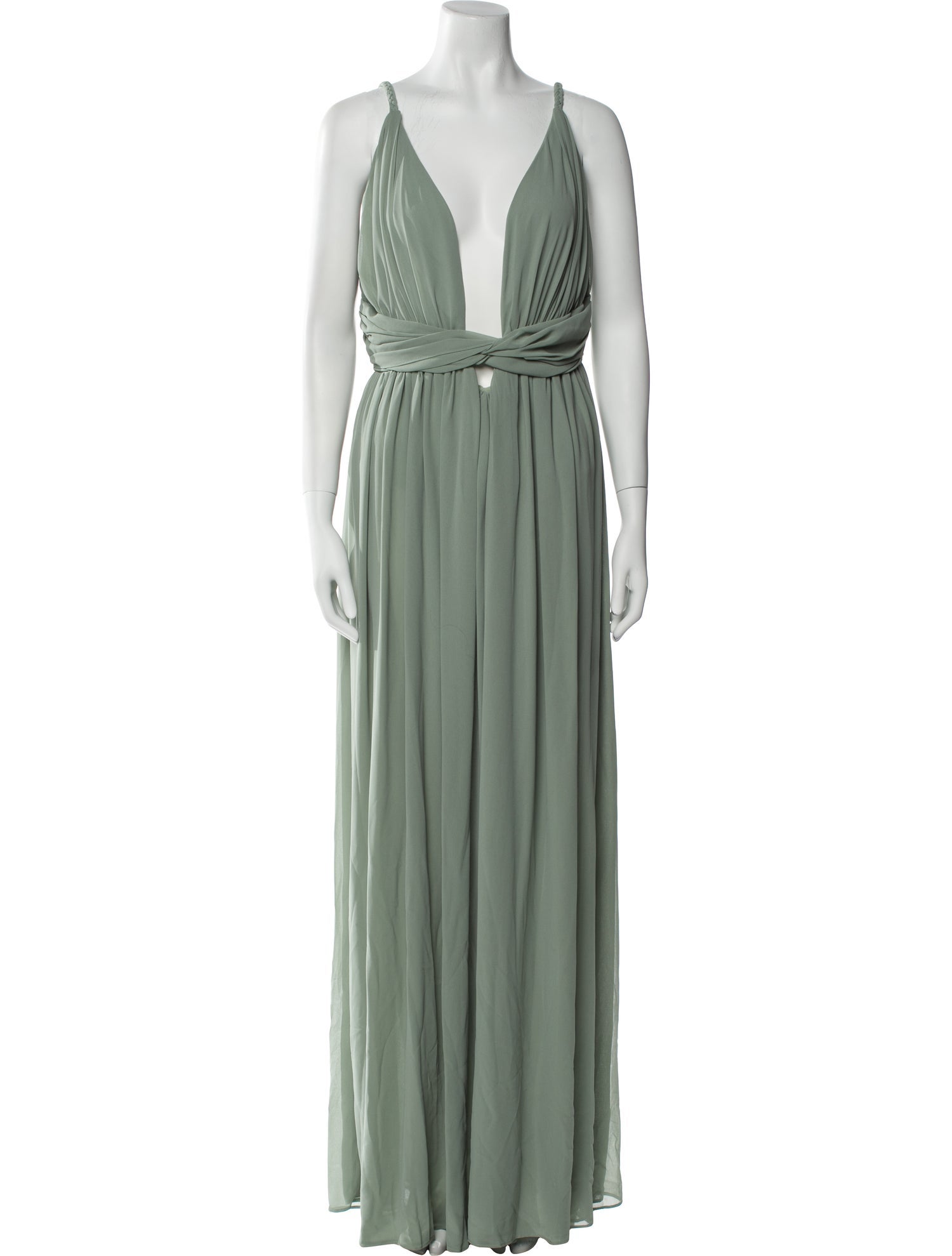 Ronny Kobo V-Neck Long Dress