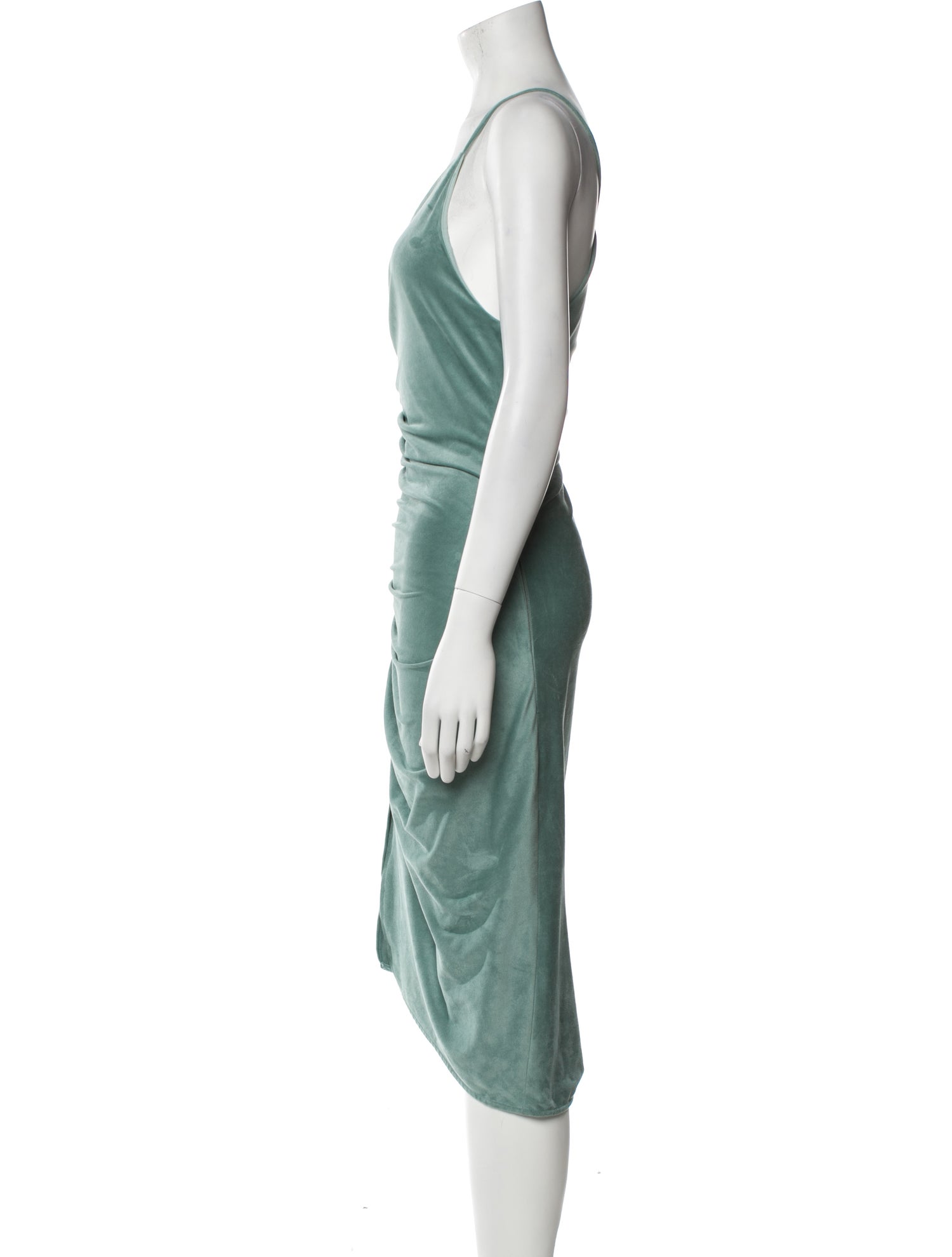 Ronny Kobo One-Shoulder Midi Length Dress