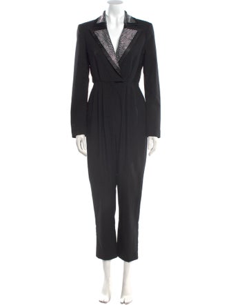 Ronny Kobo Wool V-Neck Jumpsuit