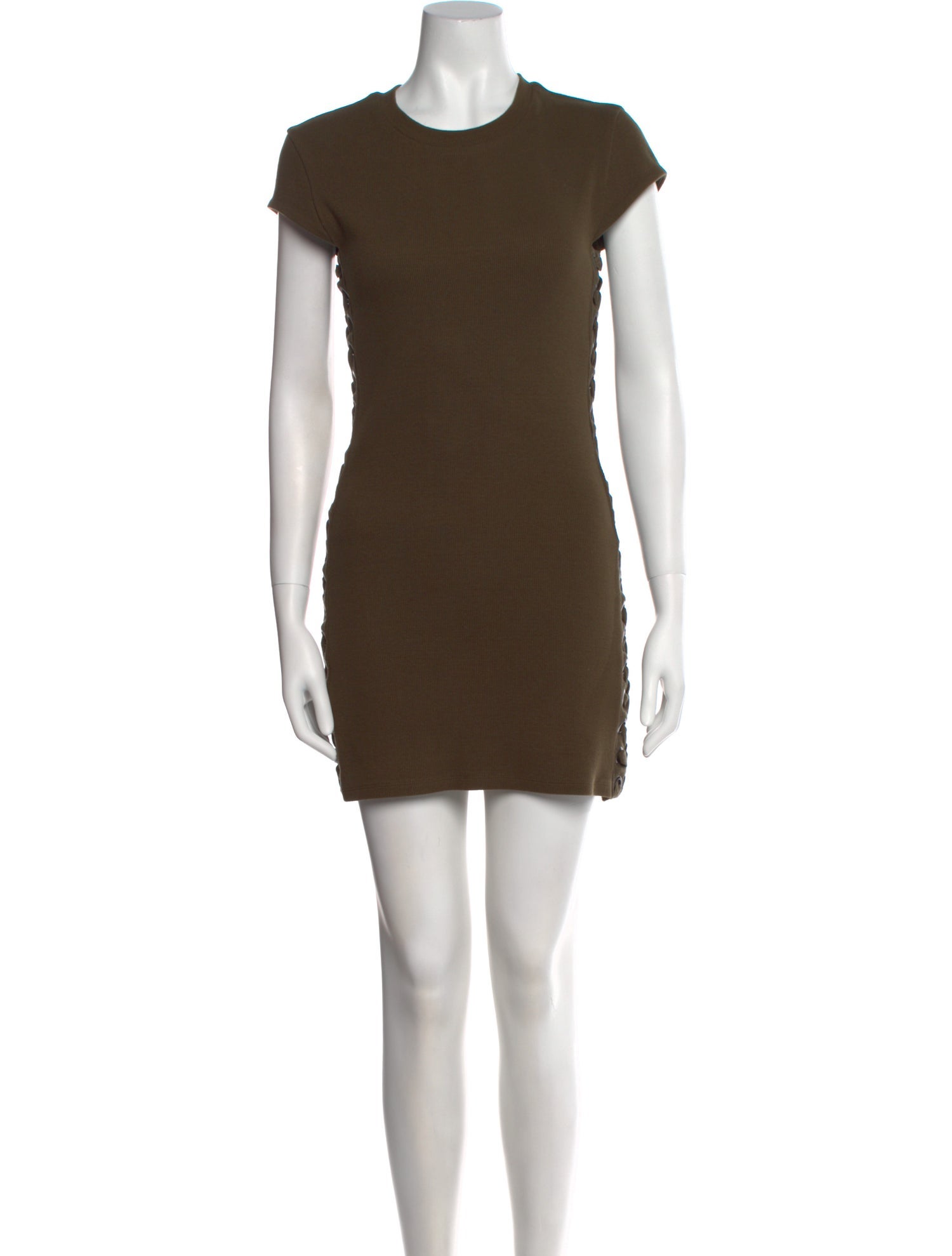 Ronny Kobo Crew Neck Mini Dress