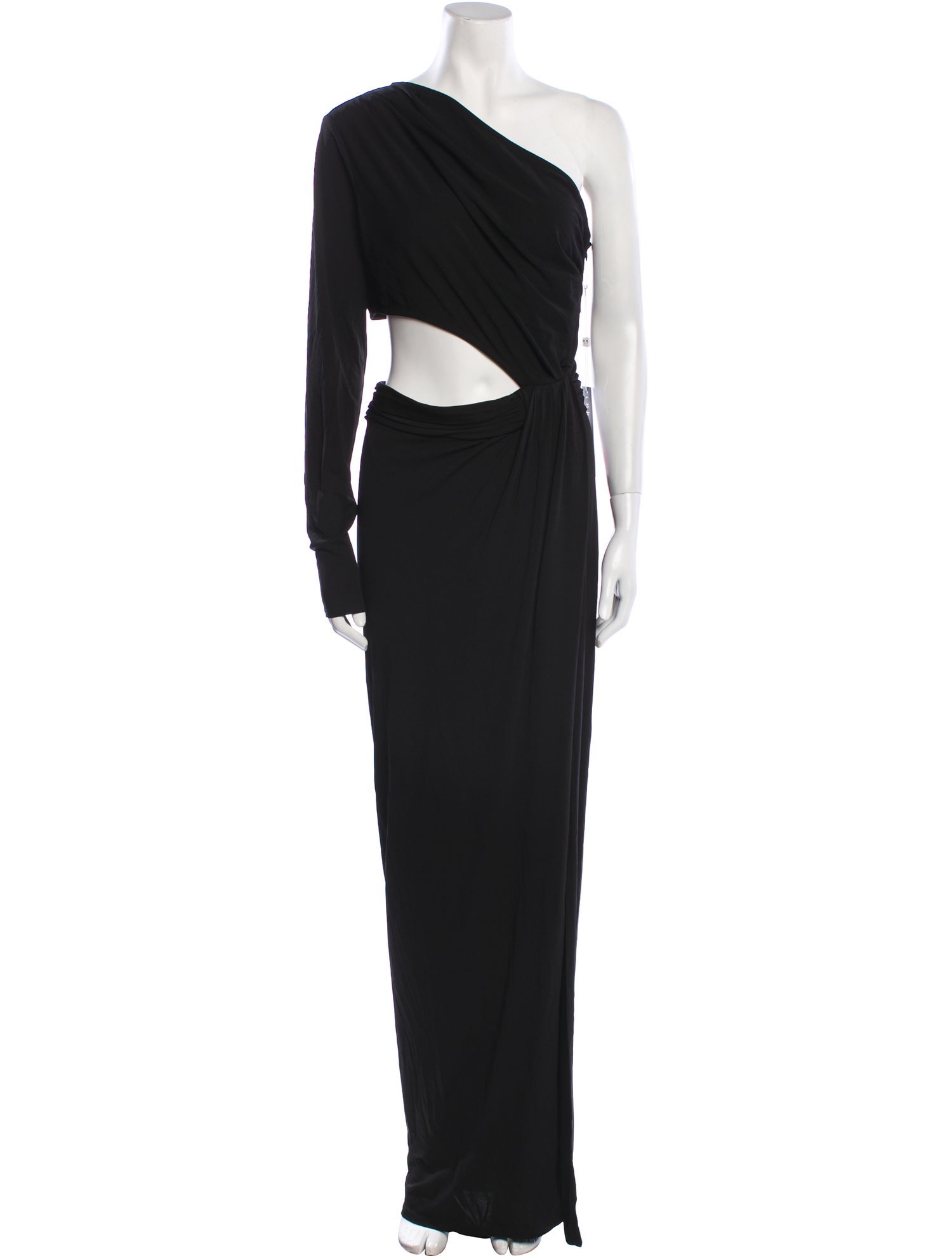 Ronny Kobo One-Shoulder Long Dress