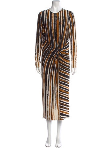 Ronny Kobo Dresses Striped Long Dress M