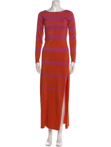 Ronny Kobo Dresses Striped Long Dress XS