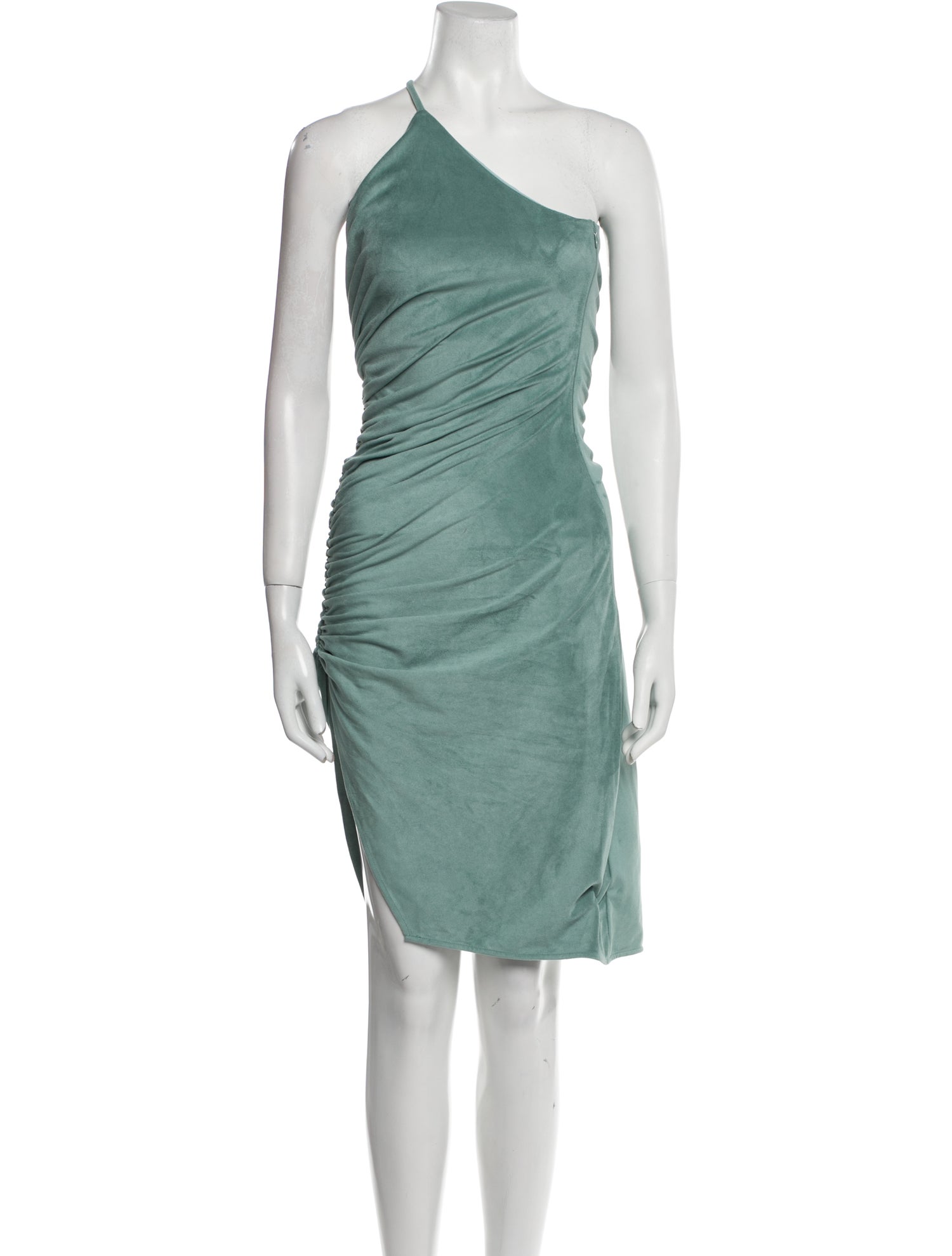 Ronny Kobo One-Shoulder Midi Length Dress