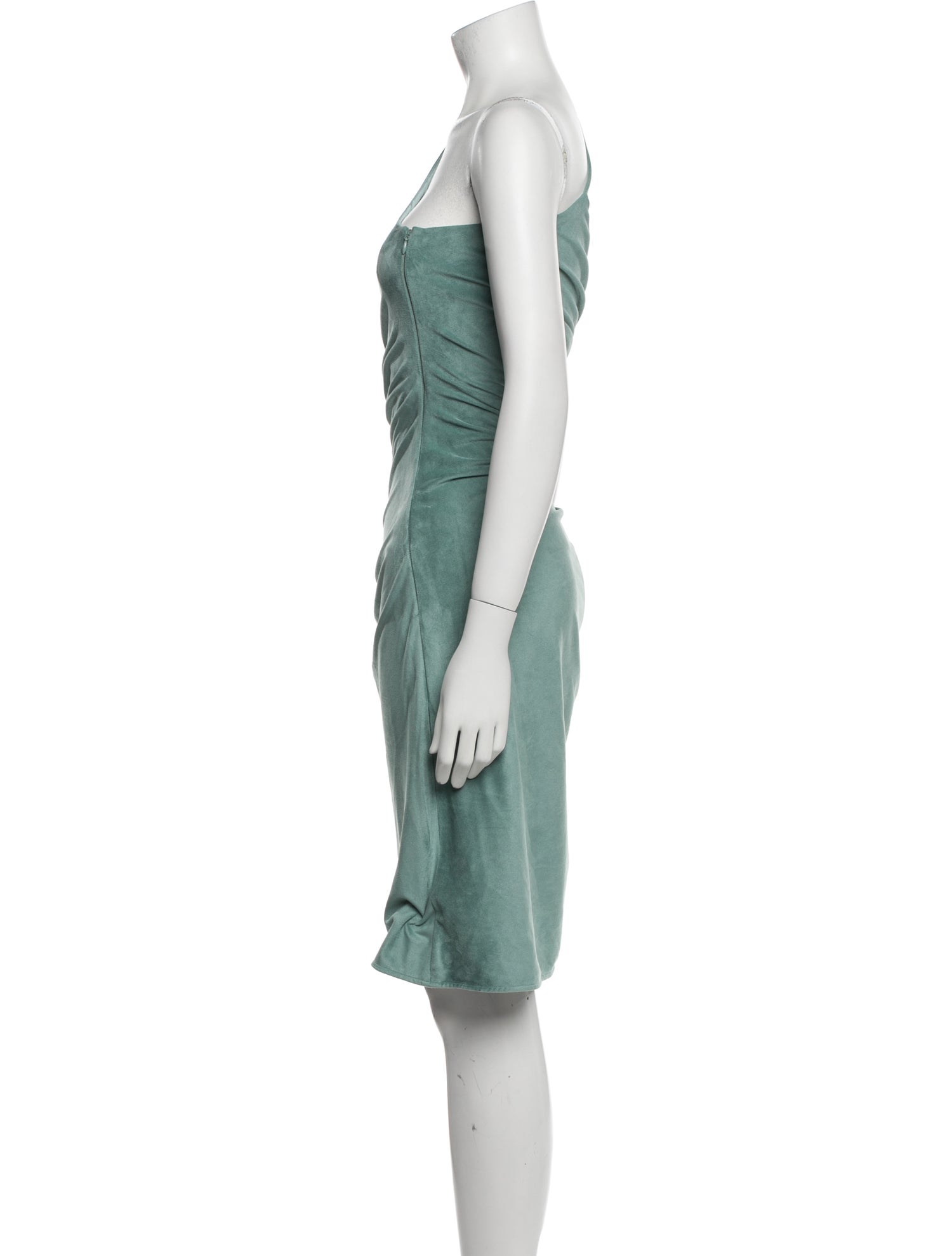 Ronny Kobo One-Shoulder Midi Length Dress