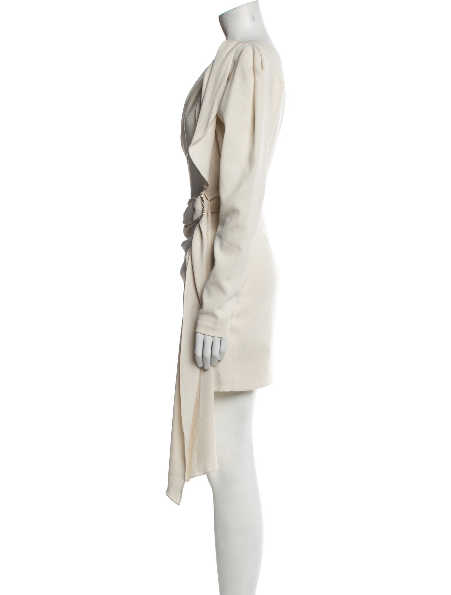 Ronny Kobo One-Shoulder Mini Dress