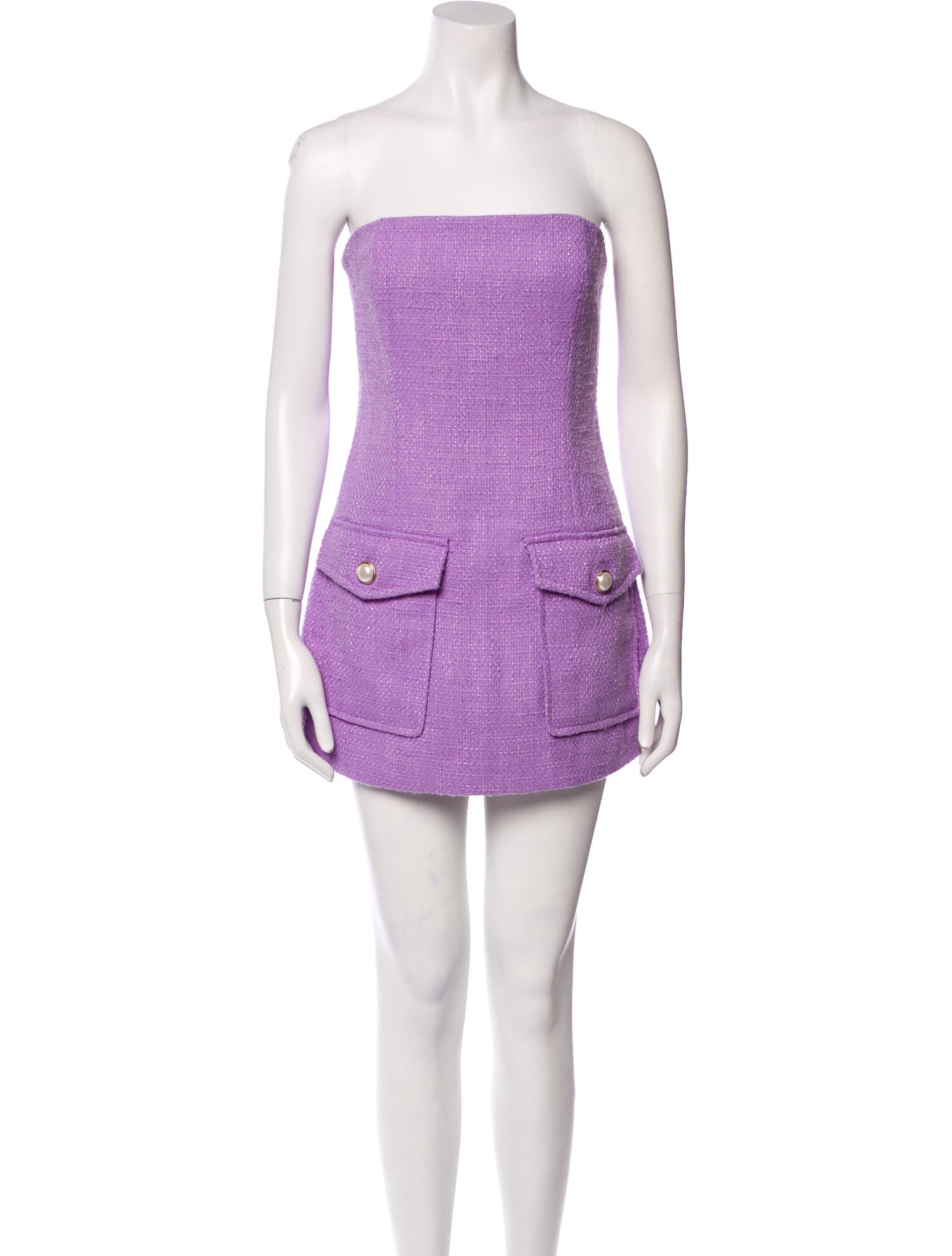 Ronny Kobo Strapless Mini Dress