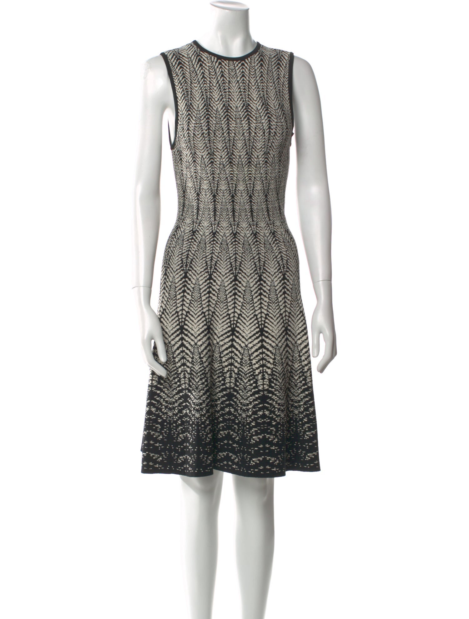 Ronny Kobo Printed Knee-Length Dress
