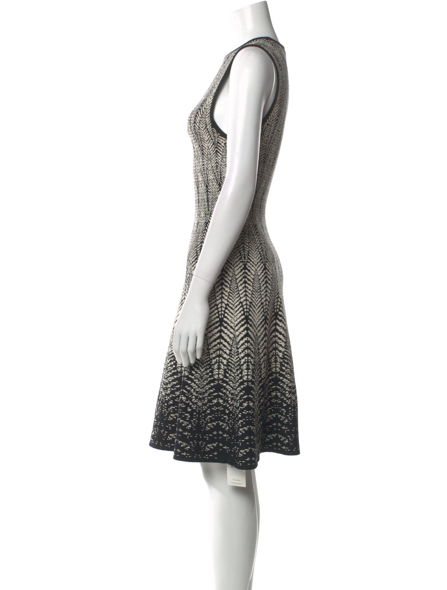 Ronny Kobo Printed Knee-Length Dress