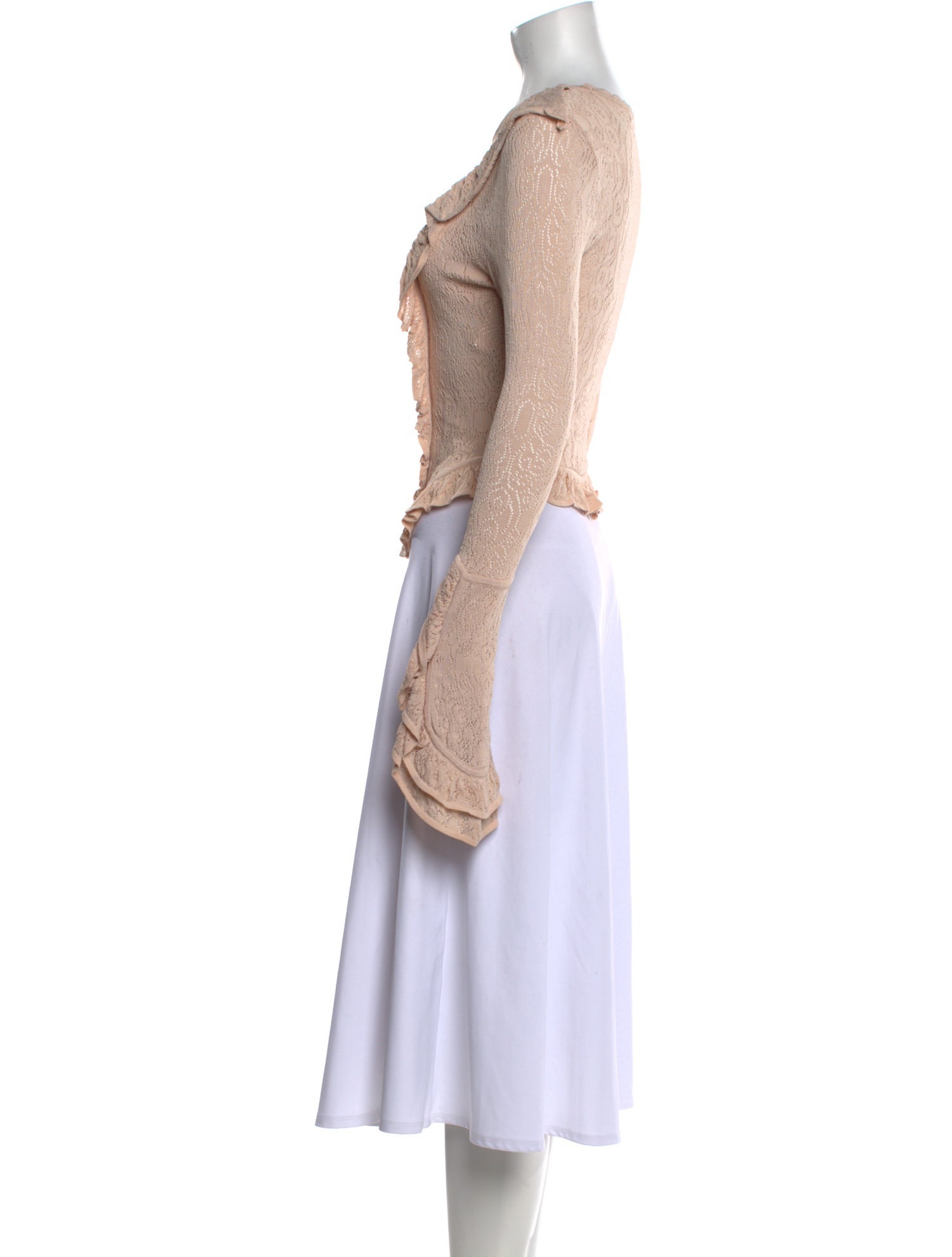 Ronny Kobo Crew Neck Long Sleeve Top