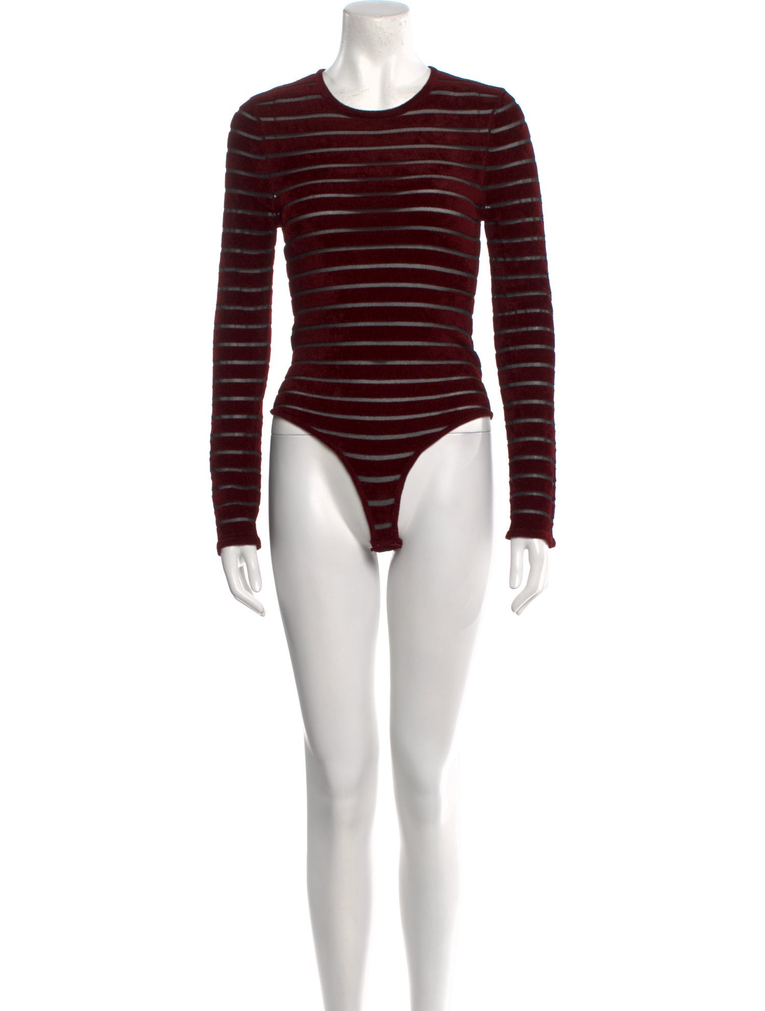Ronny Kobo Striped Crew Neck Sweater